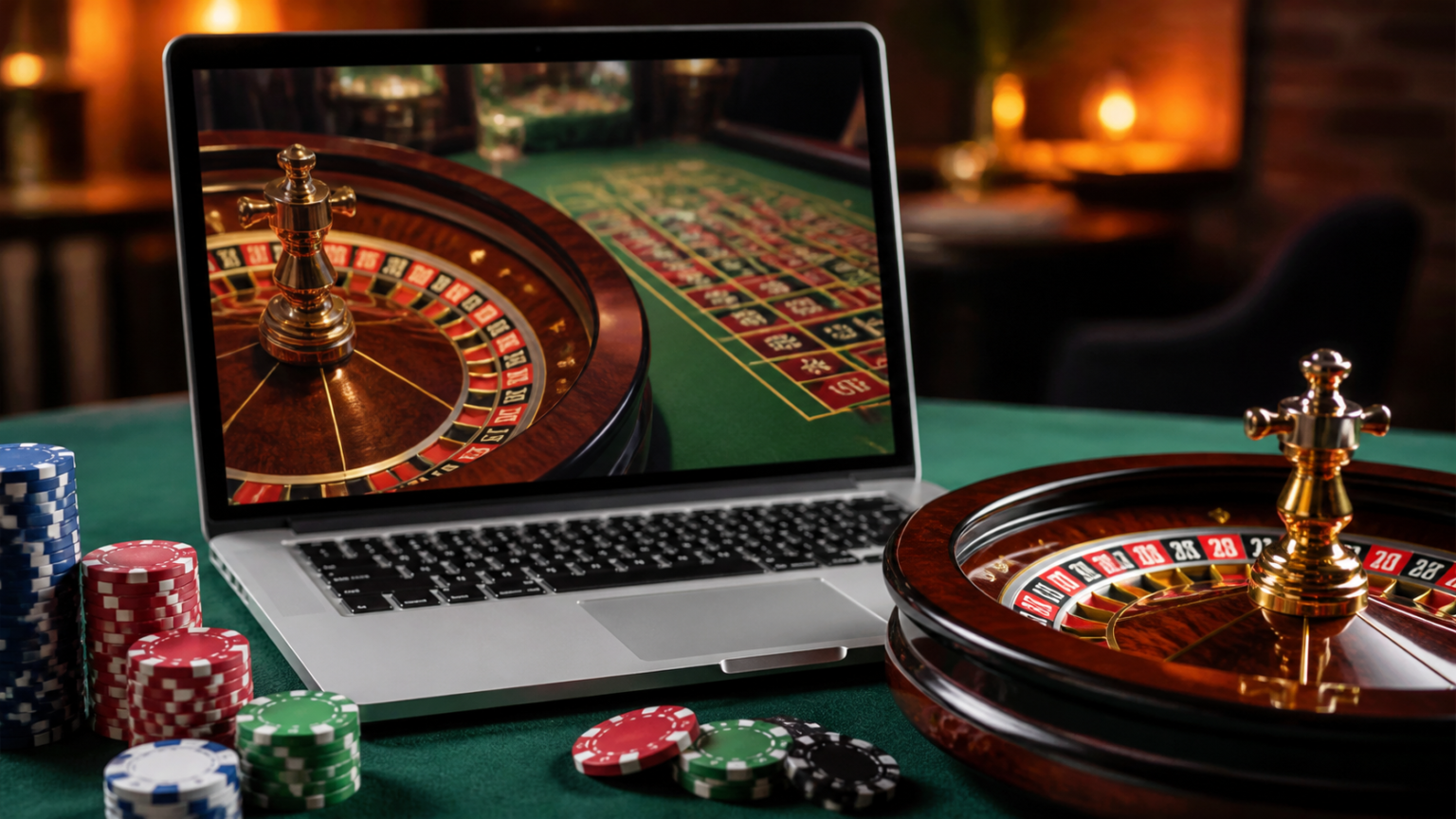 Che cosa si intende per casino non AAMS Schermata di casinò online con roulette e fiches