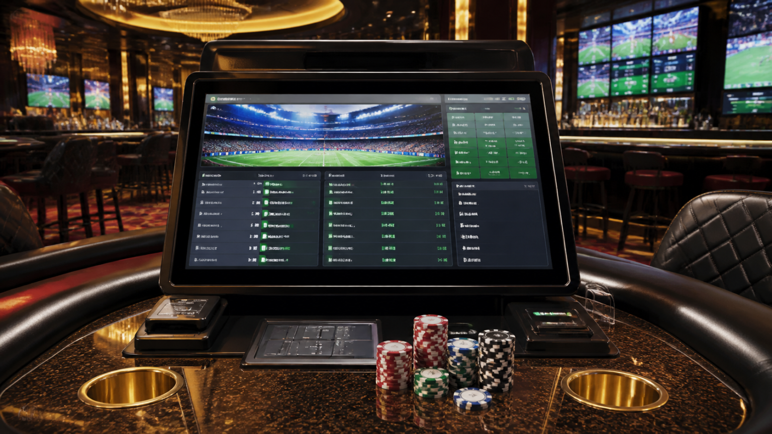 How to Evaluate the best betting sites for Safer Play Casino betting terminal and screens showing sports wagering options